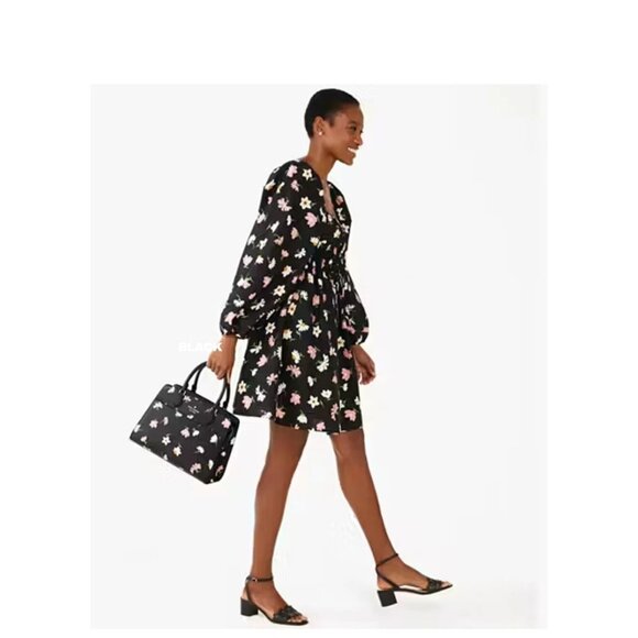 Kate Spade Madison Floral Waltz Satchel, Bifold Wallet & Card Holder Retail $717 - Picture 3 of 5